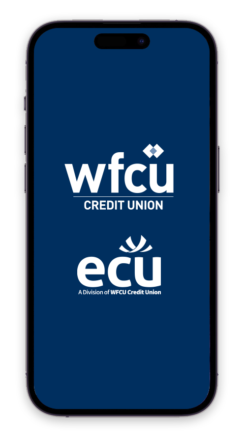 iphone screenshot of wfcu mobile app