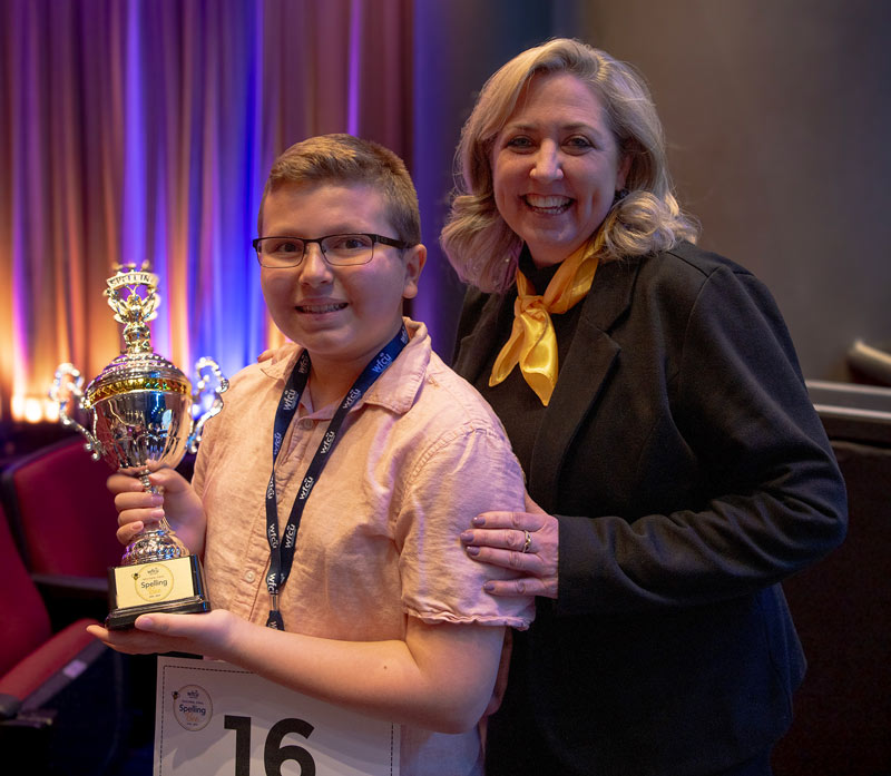 Winner of WFCU Scripps Regional Spelling Bee