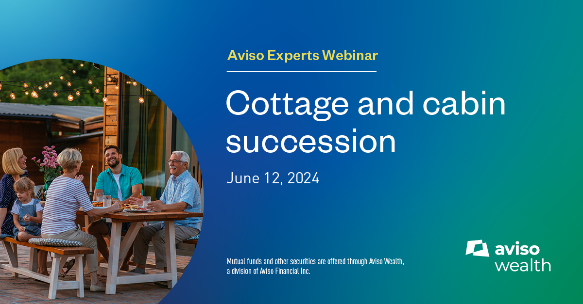Aviso experts webinar" cottage and cabin succession