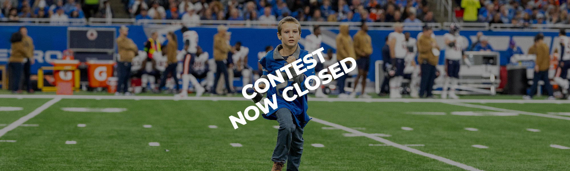 CONTEST NOW CLOSED – WFCU, the Official Canadian Credit Union of the Detroit Lions Contest: 2nd Annual Kick-Off Kid