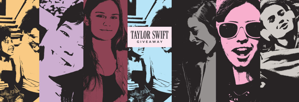 taylor swift giveaway contest graphic