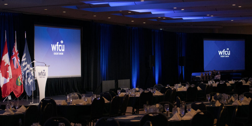St Clair College Ballroom for 40th annual general meeting